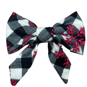 Holiday Hairbow – Large (5") - The Charlotte Letter